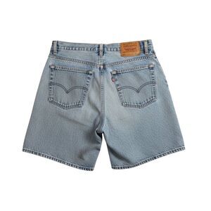 Levis Relaxed Fit Jean Shorts High Rise Bermuda Denim Womens 10